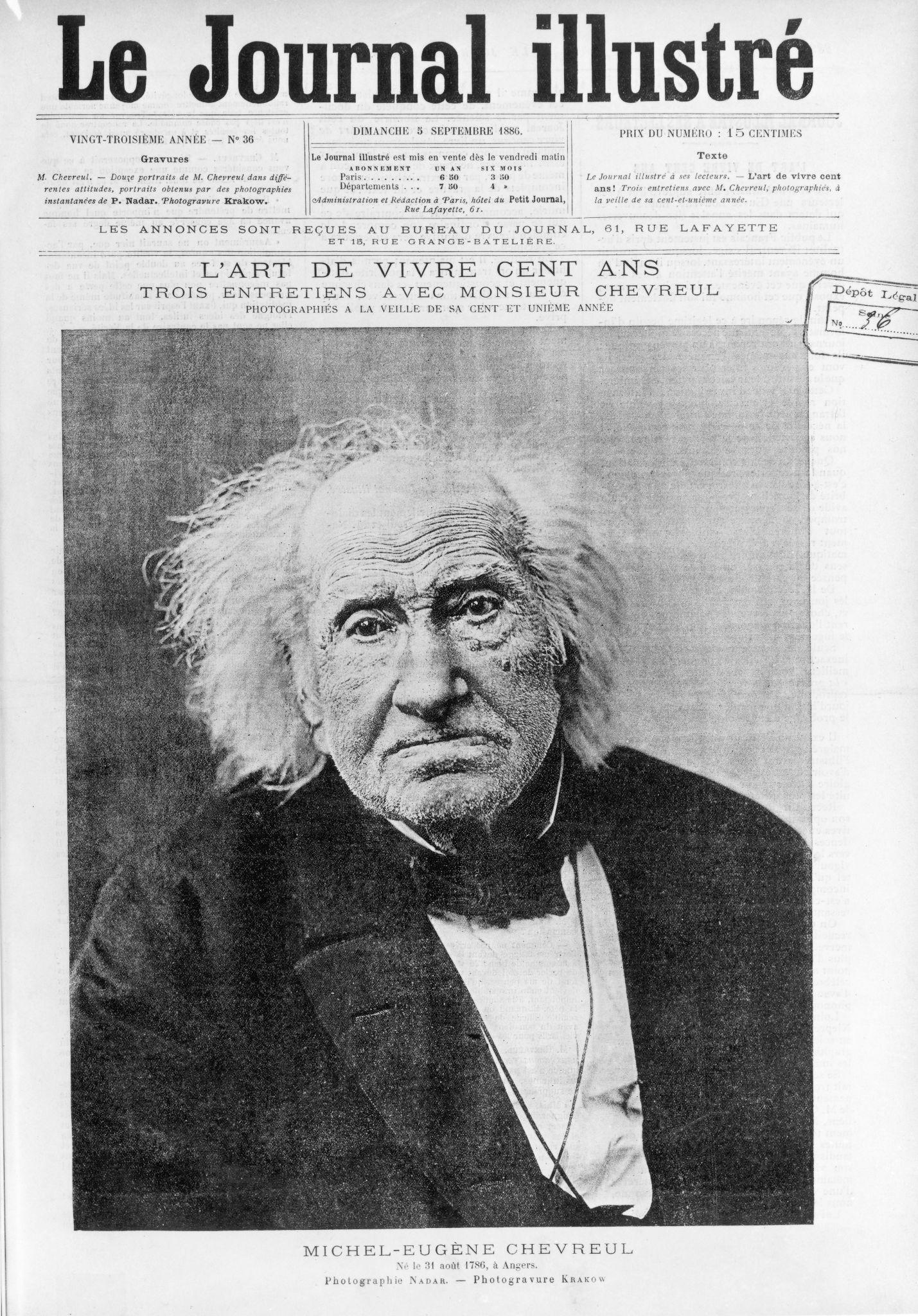 L&rsquo;Art de Vivre Cent Ans &mdash; Trois entretiens avec Monsieur Chevreul